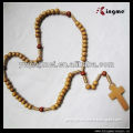6mm wood beads cord rosary